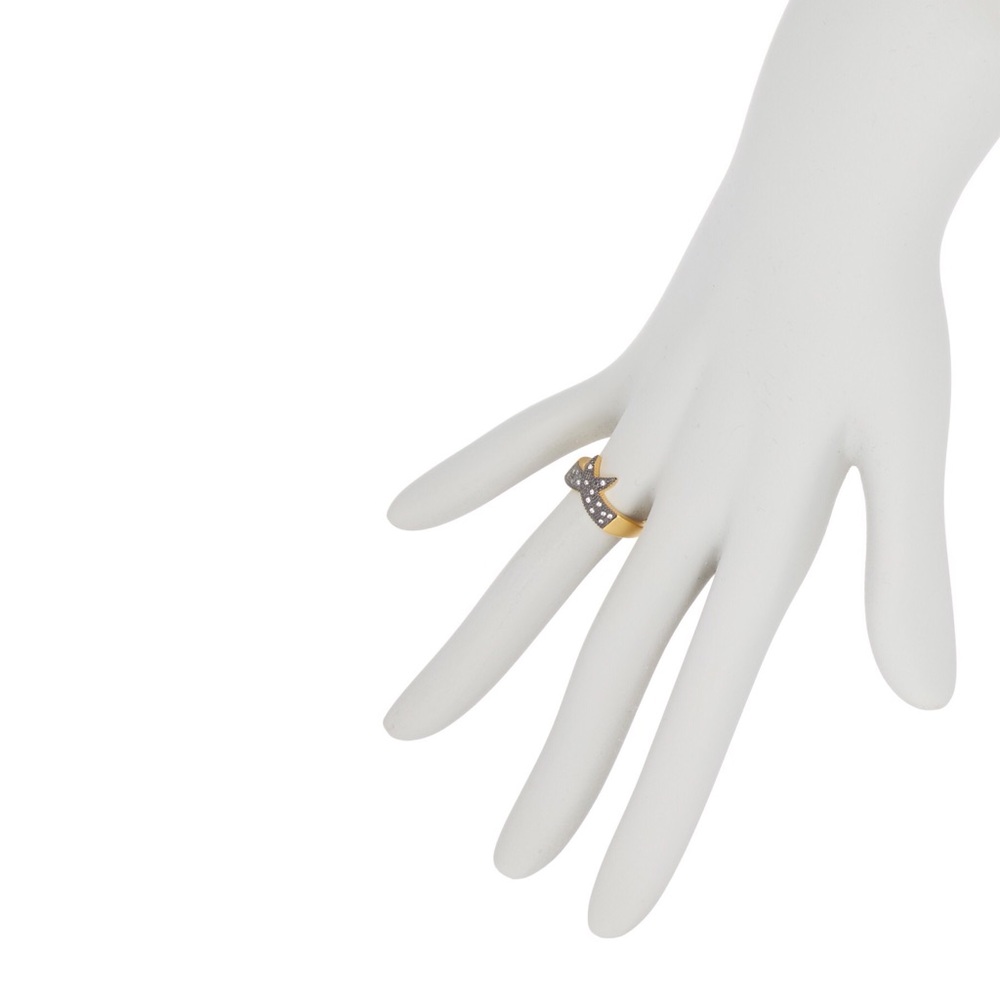 Freida Rothman Indigo Armour Pointed Ring - Picture 4 of 8
